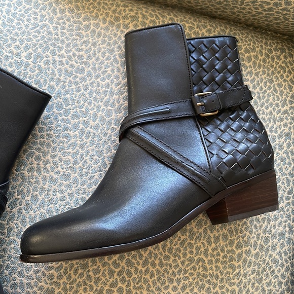 Joie Black Leather Jackson Boots 7.5 - Picture 3 of 11